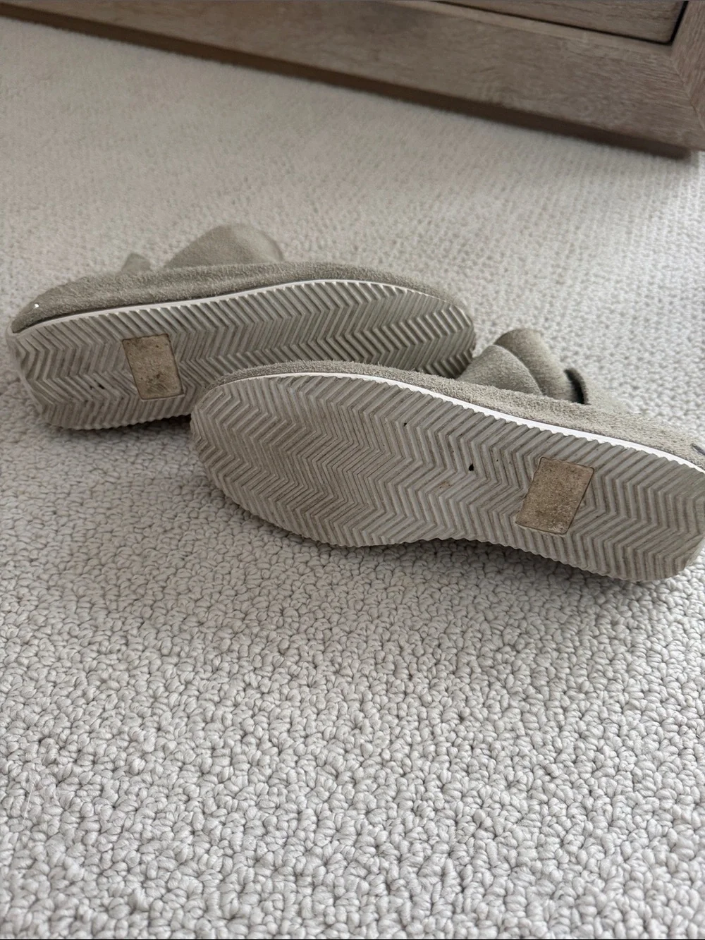 Rag & Bone Suede Moccasin Booties in Taupe - Picture 7 of 8